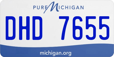 MI license plate DHD7655