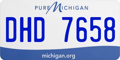 MI license plate DHD7658