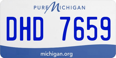MI license plate DHD7659