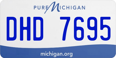 MI license plate DHD7695