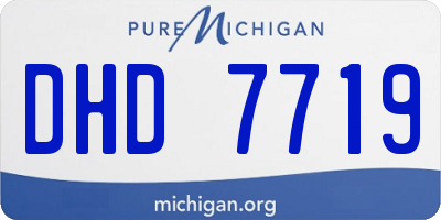 MI license plate DHD7719