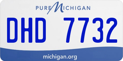 MI license plate DHD7732