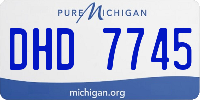 MI license plate DHD7745