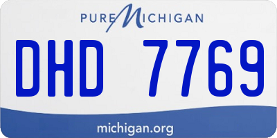 MI license plate DHD7769
