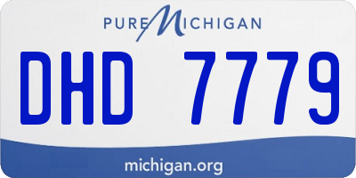 MI license plate DHD7779