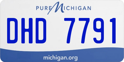 MI license plate DHD7791