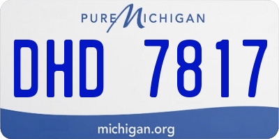 MI license plate DHD7817