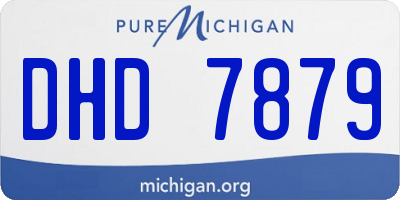 MI license plate DHD7879