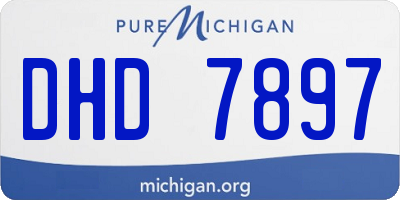 MI license plate DHD7897