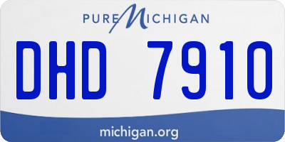 MI license plate DHD7910