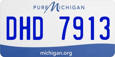 MI license plate DHD7913