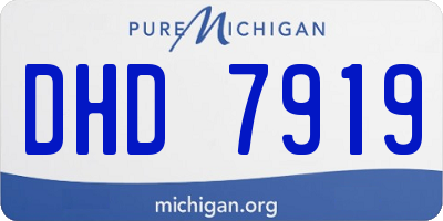 MI license plate DHD7919