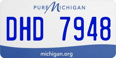 MI license plate DHD7948