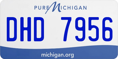 MI license plate DHD7956