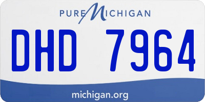 MI license plate DHD7964