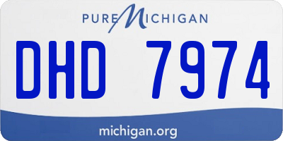 MI license plate DHD7974