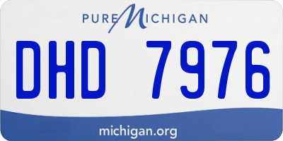 MI license plate DHD7976