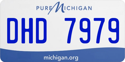 MI license plate DHD7979