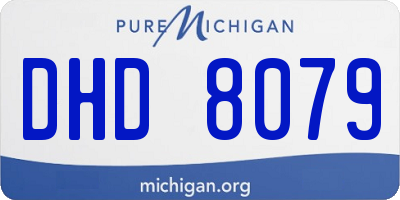 MI license plate DHD8079