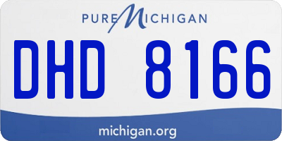 MI license plate DHD8166