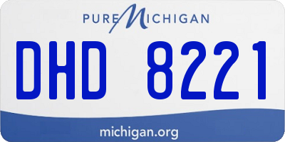 MI license plate DHD8221