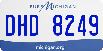 MI license plate DHD8249