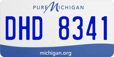 MI license plate DHD8341