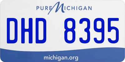 MI license plate DHD8395