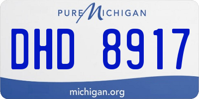 MI license plate DHD8917