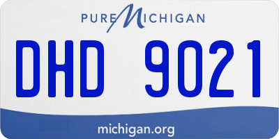 MI license plate DHD9021