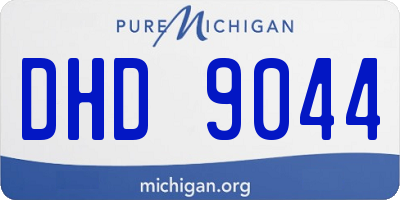 MI license plate DHD9044