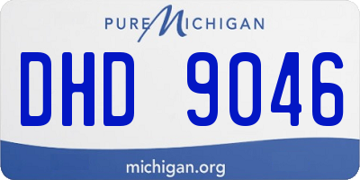 MI license plate DHD9046