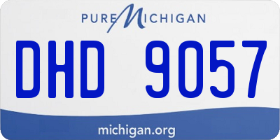 MI license plate DHD9057