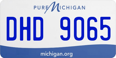 MI license plate DHD9065