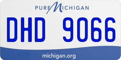 MI license plate DHD9066