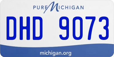 MI license plate DHD9073
