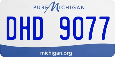 MI license plate DHD9077