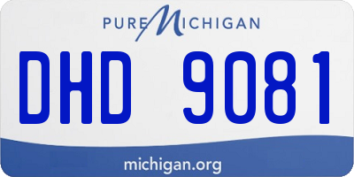 MI license plate DHD9081