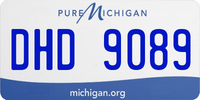 MI license plate DHD9089