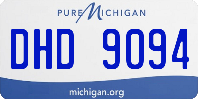 MI license plate DHD9094