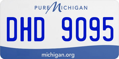 MI license plate DHD9095
