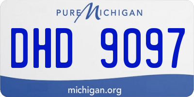 MI license plate DHD9097