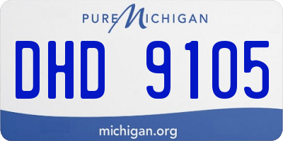 MI license plate DHD9105