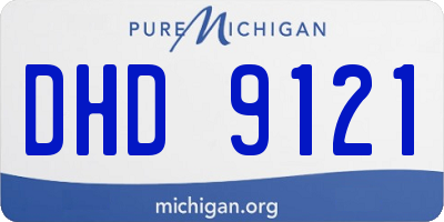 MI license plate DHD9121