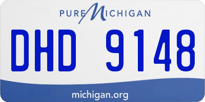 MI license plate DHD9148