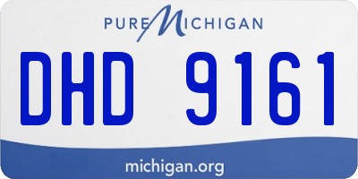 MI license plate DHD9161