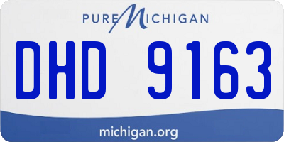 MI license plate DHD9163