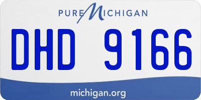 MI license plate DHD9166
