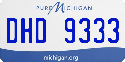 MI license plate DHD9333
