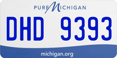 MI license plate DHD9393